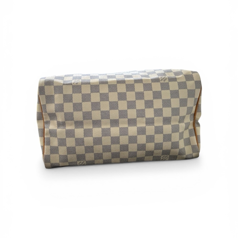 AUTHENTIC Louis Vuitton: Speedy 30 Damier Azur - Picture 3 of 16